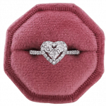 טבעת כסף 925 משובצת באבני סברובסקי לנשים דגם Mj1673